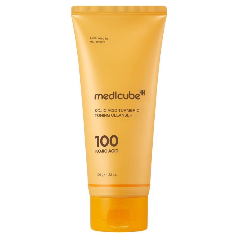 MEDICUBE - KOJIC ACID TURMERIC TONING CLEANSER [120G]