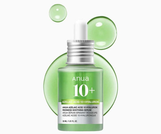 ANUA - AZELAIC ACID 10 HYALURON REDNESS SOOTHING SERUM
