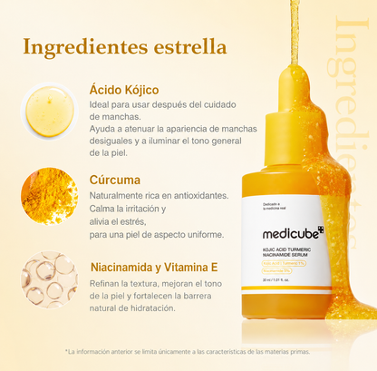 MEDICUBE - EN CÁPSULAS DE ÁCIDO KÓJICO Y CÚRCUMA [30ML]