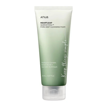 ANUA - ESPUMA LIMPIADORA HEARTLEAF QUERCETINOL PORE DEEP CLEANSING FOAM [150 ML]