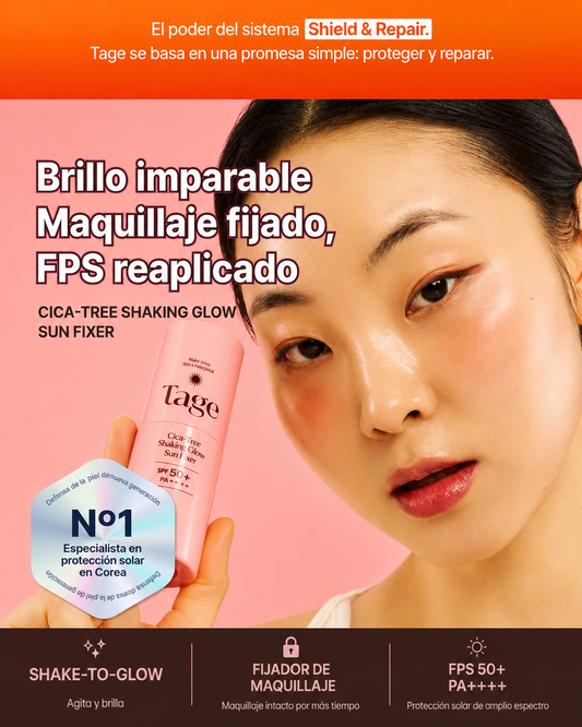 TAGE -CICA-TREE SHAKING GLOW SUN FIXER  / FIJADOR CON SPF50+ PA++++ [50ML]