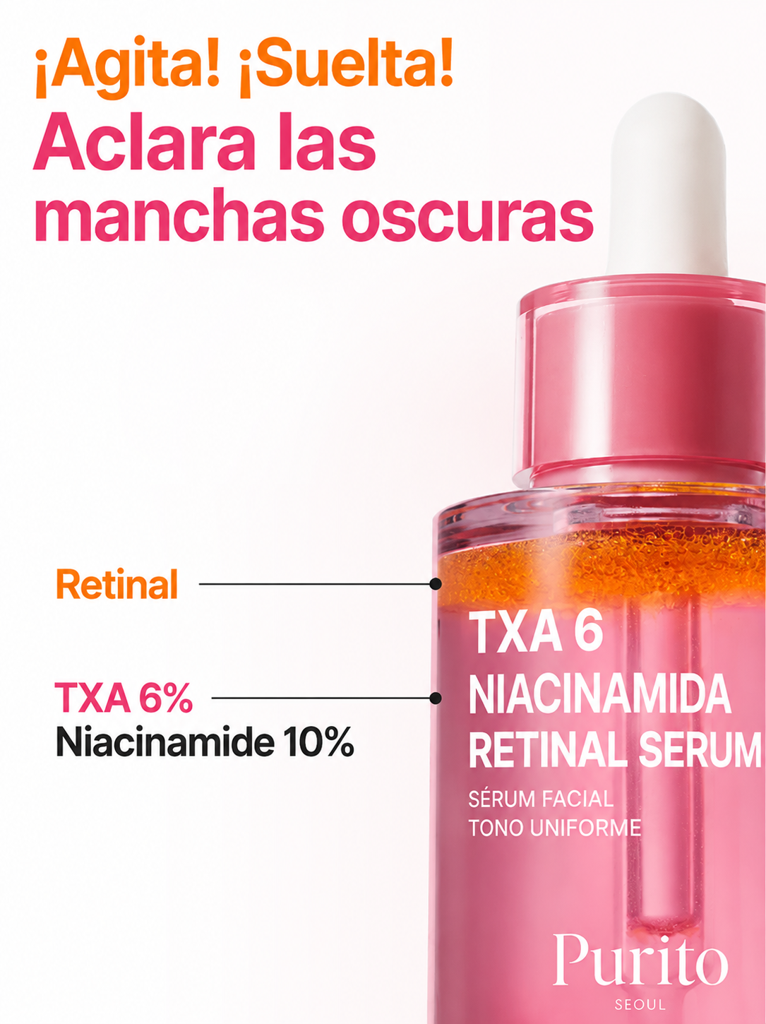 PURITO SEOUL - TXA 6 NIACINAMIDE 10 RETINAL SERUM [30ML]